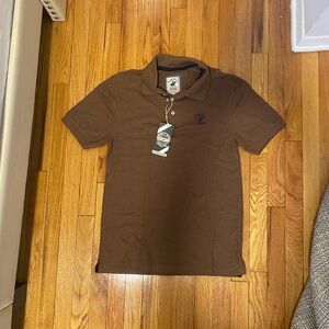Beverly Hills Polo Club Brown Polo Shirt